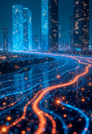 futuristic cityscape